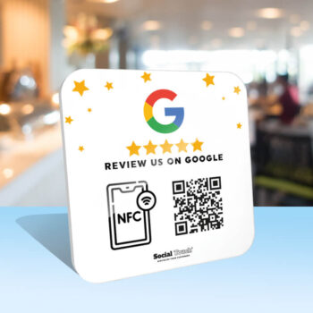 Google Reviews NFC Plate
