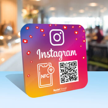 Instagram NFC plate
