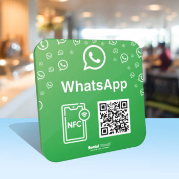 Whatsapp NFC plate
