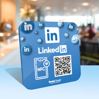 Linkedin NFC Plate