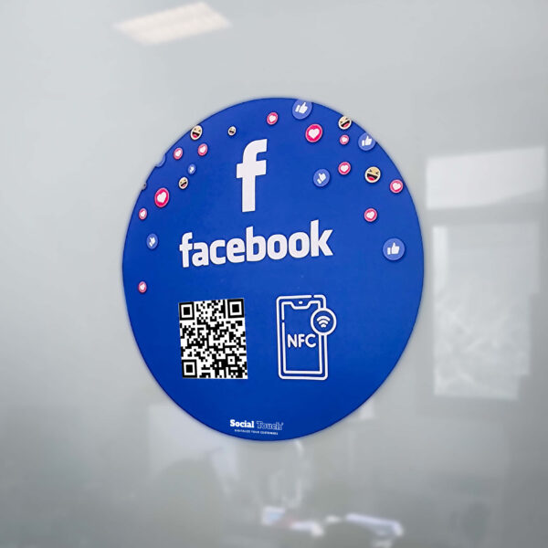 Facebook NFC sticker
