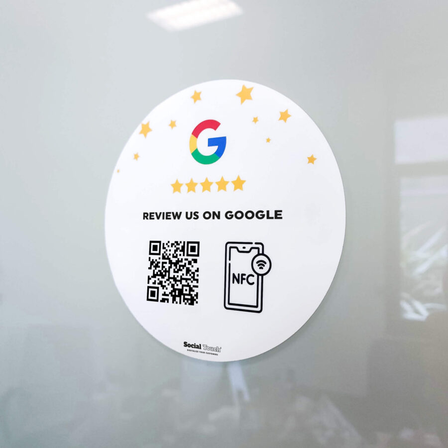 Google review NFC sticker