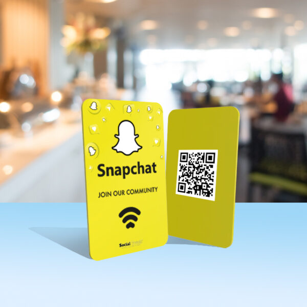 Snapchat NFC card