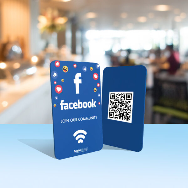 Facebook NFC card
