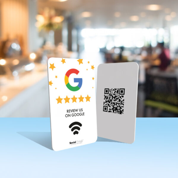 Google reviews NFC card